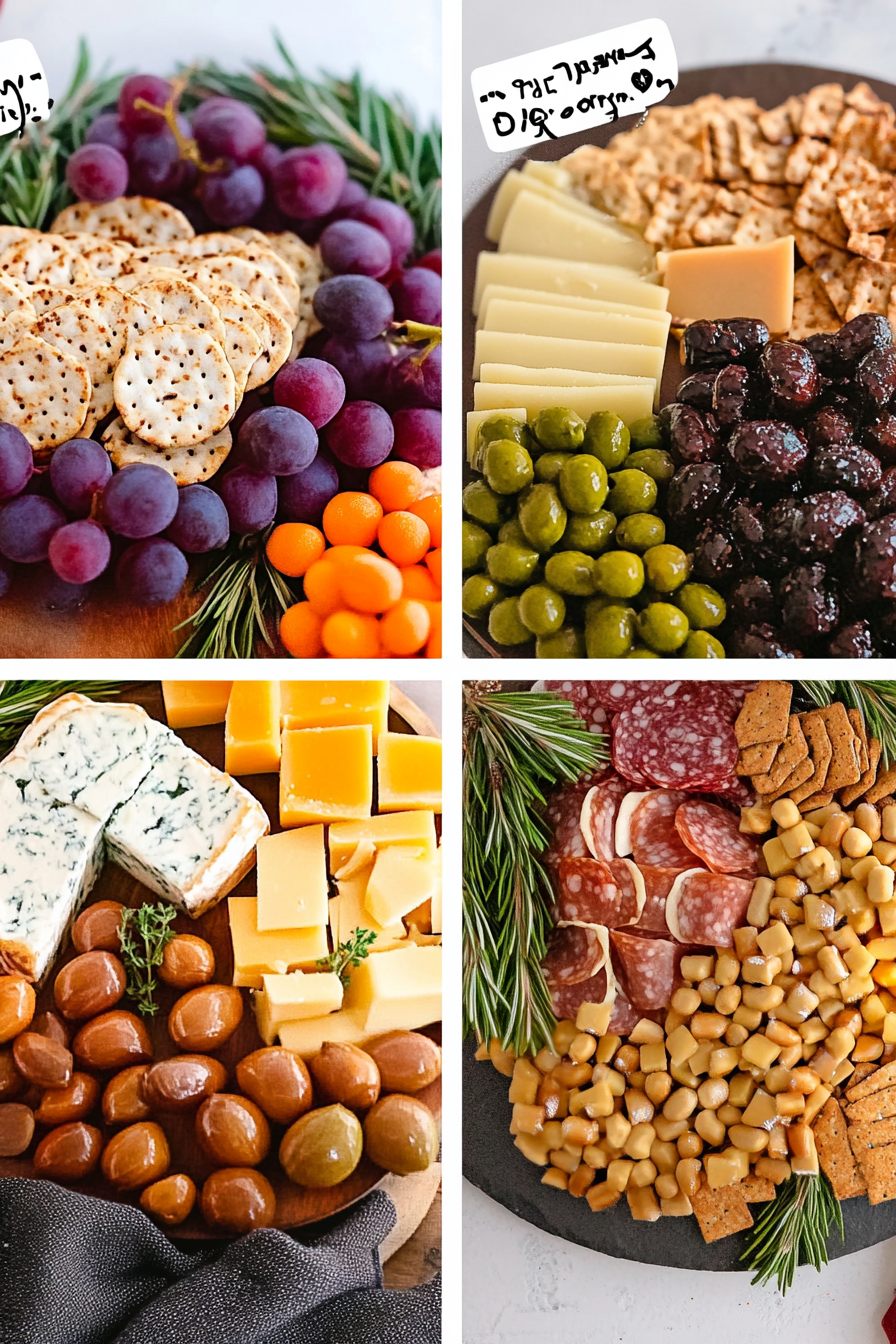 Christmas cheese board