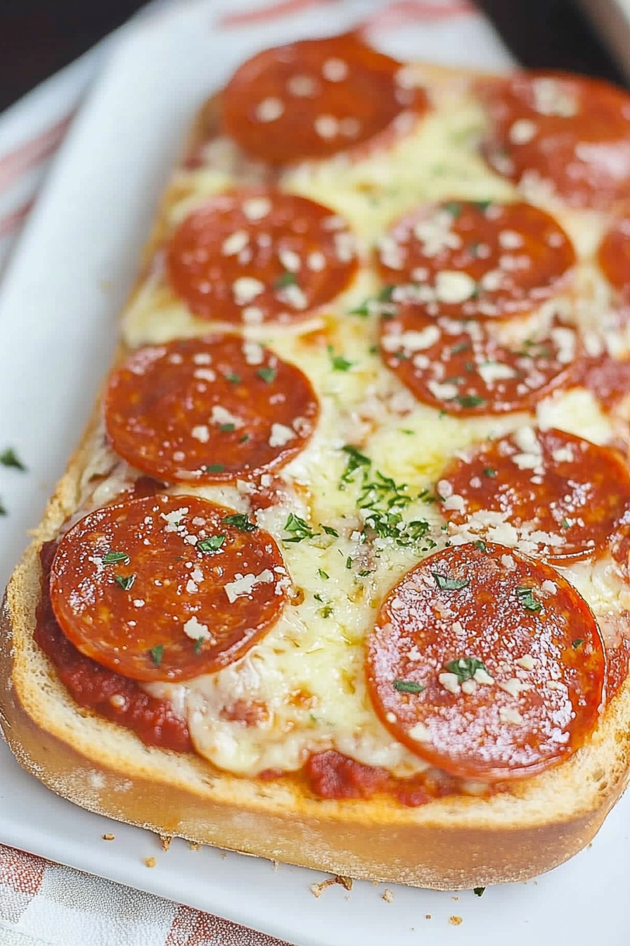 French bread pizza recipe