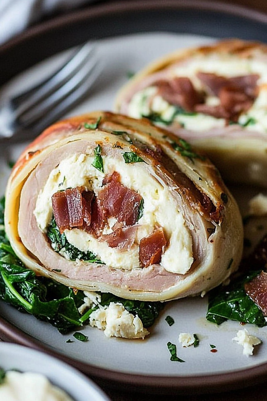 Spinach Mozzarella Prosciutto