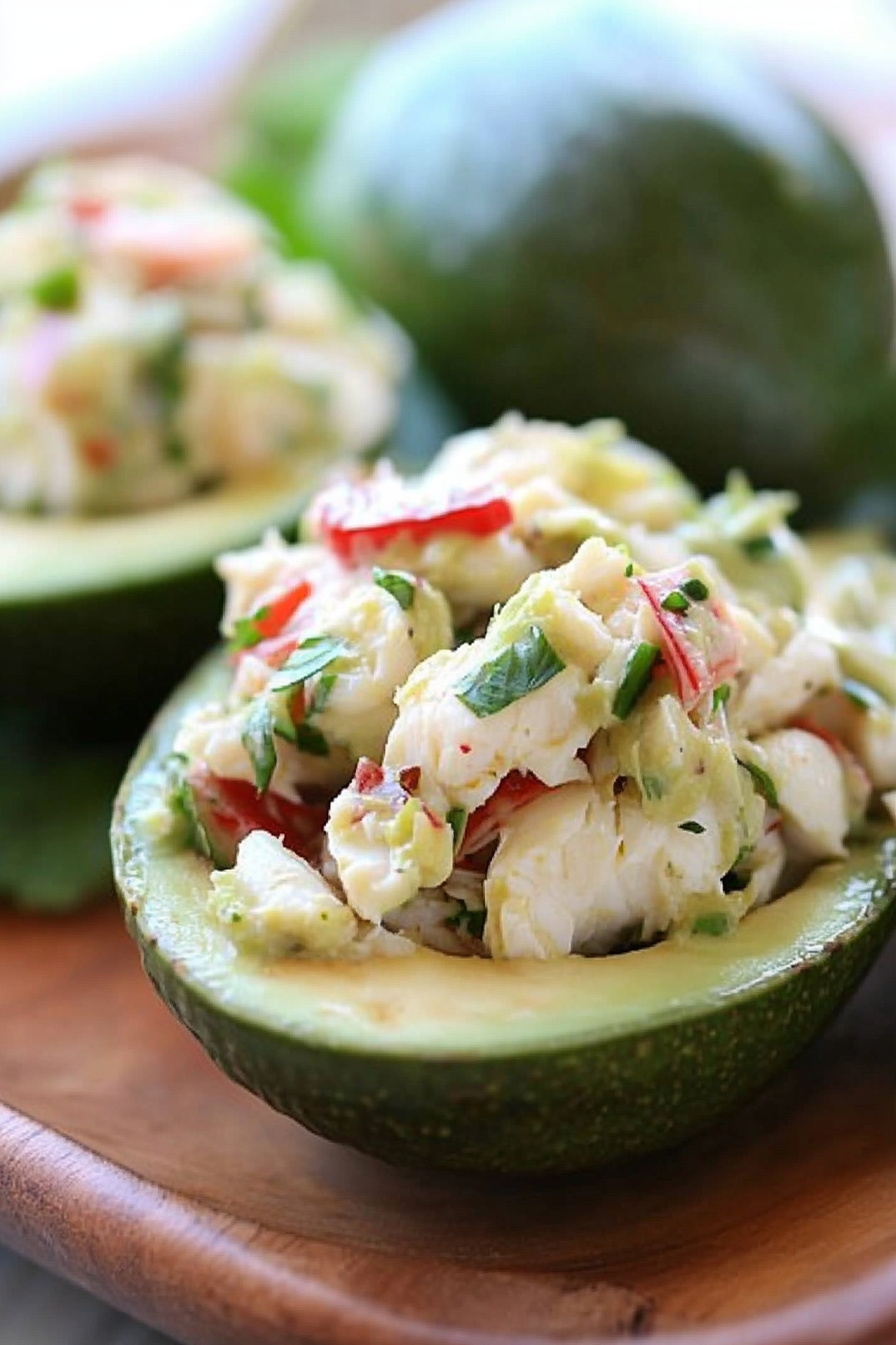 avocado crab salad