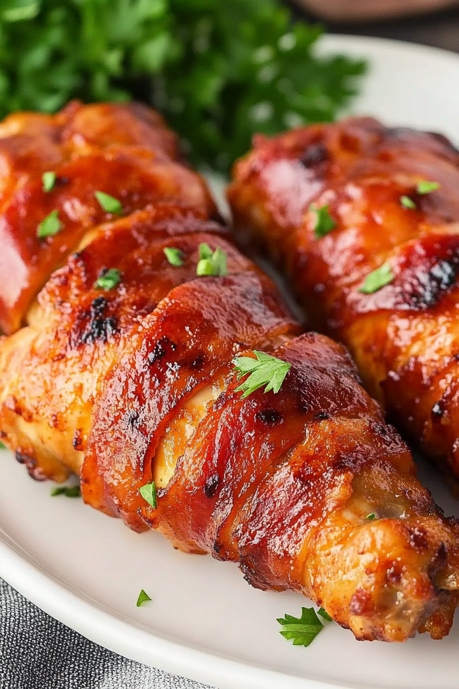 bacon wrapped chicken