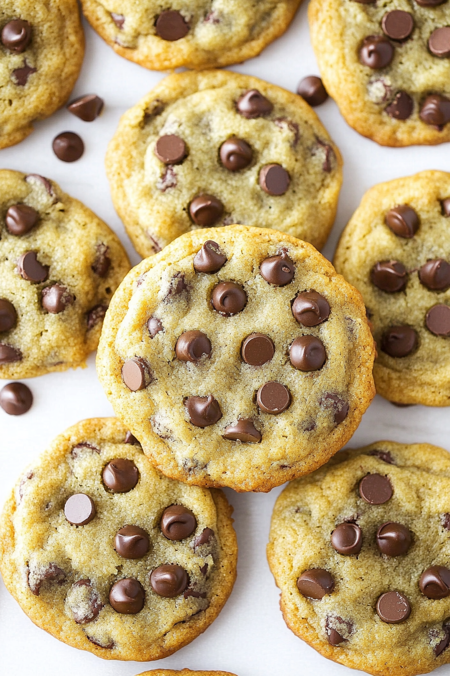 banana choc chip cookies