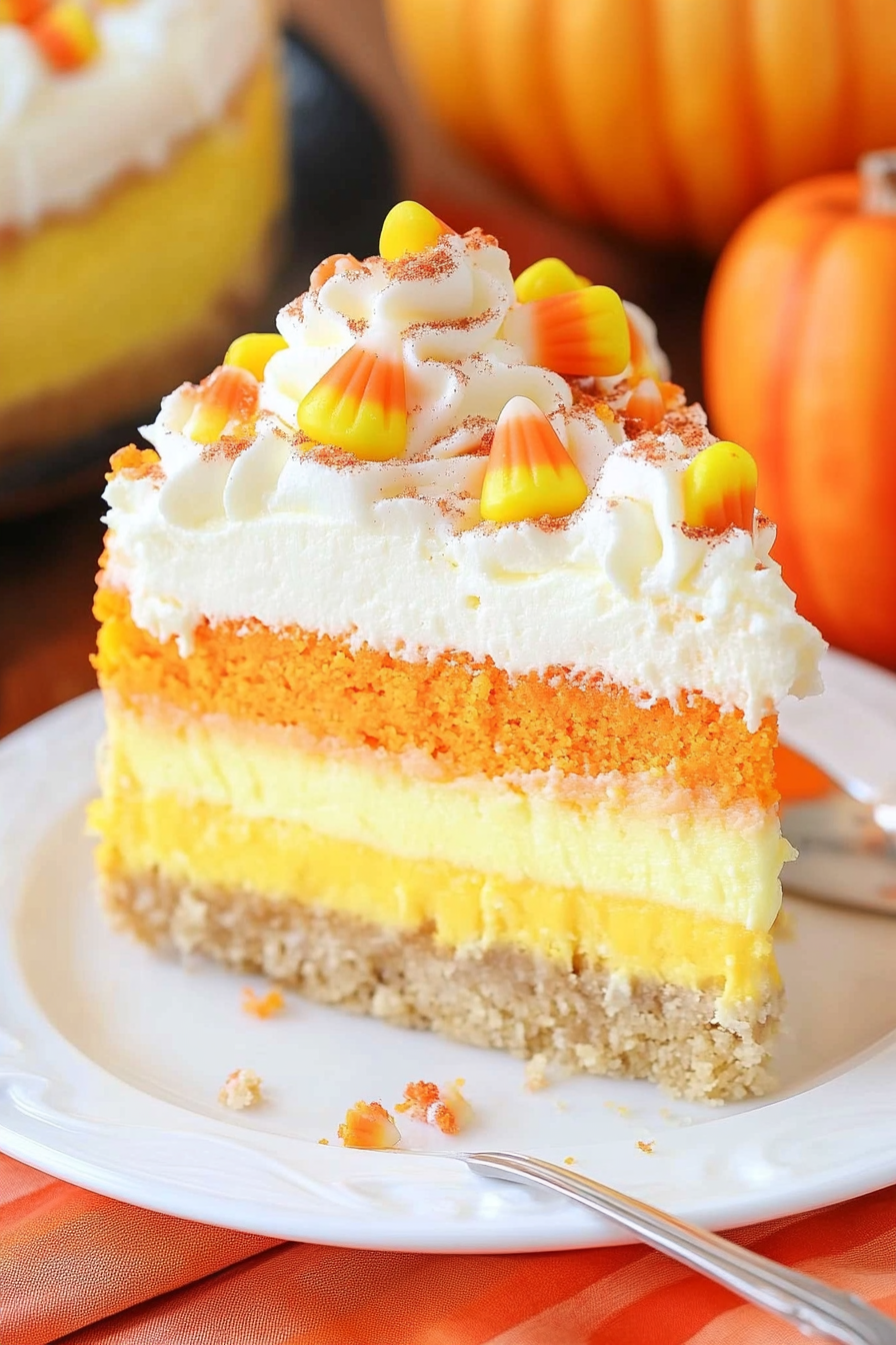 candy corn cake