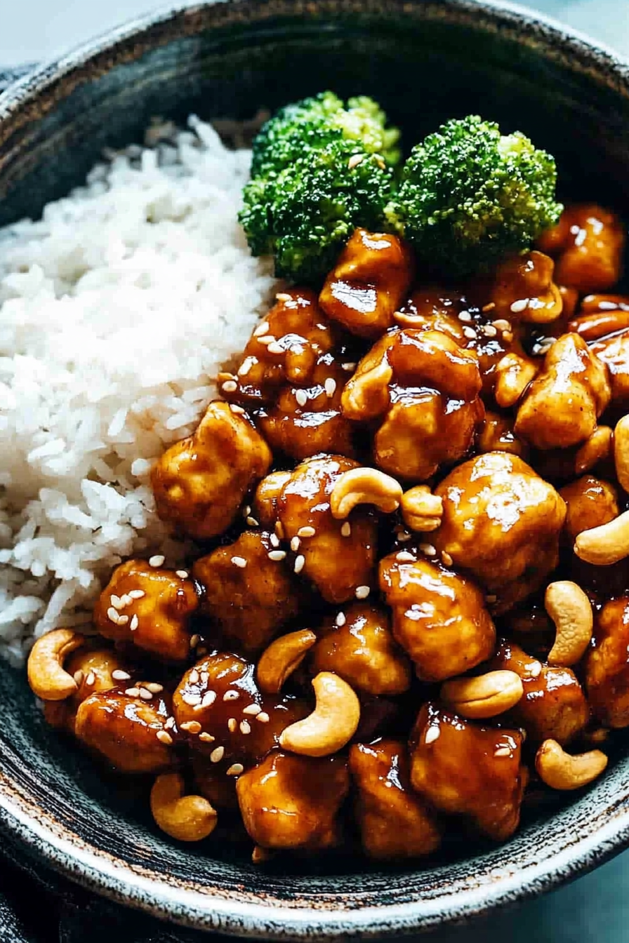 cashew chicken stir fry