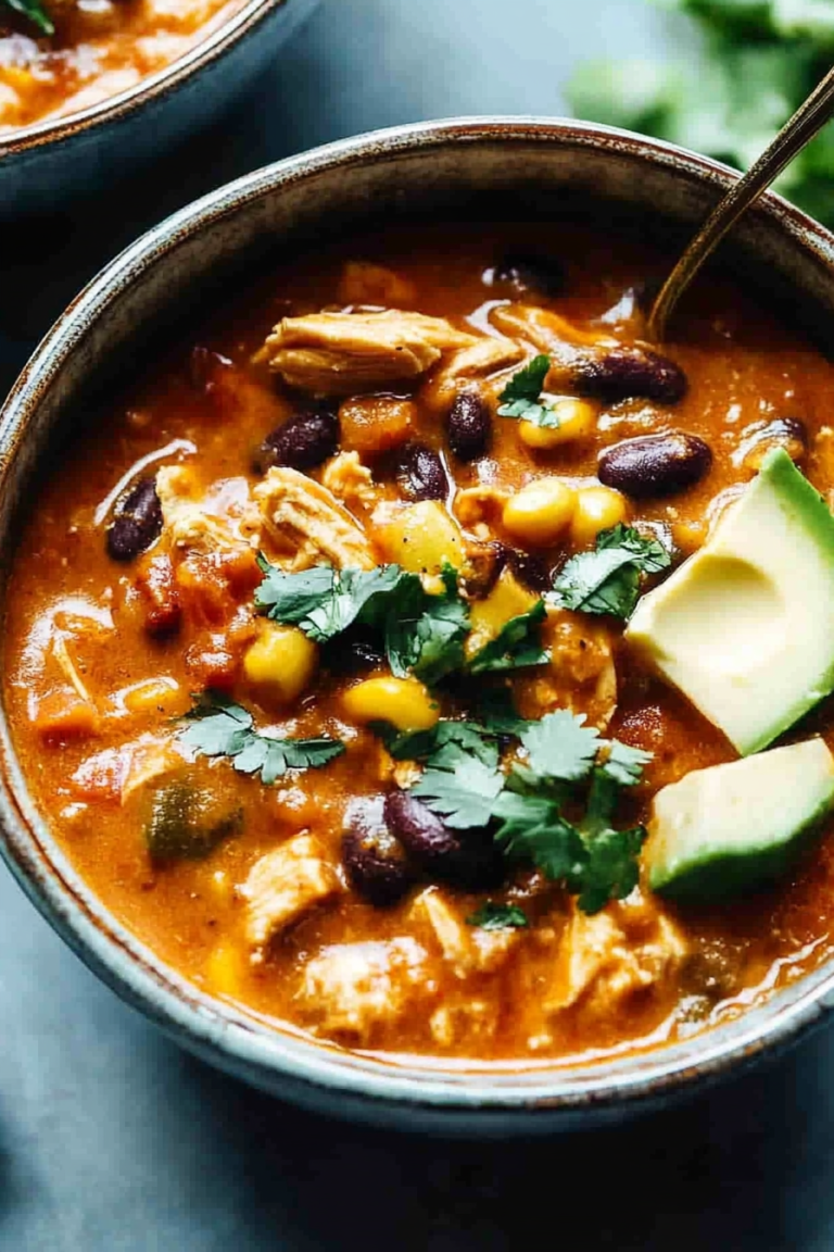 cheesy chicken chili