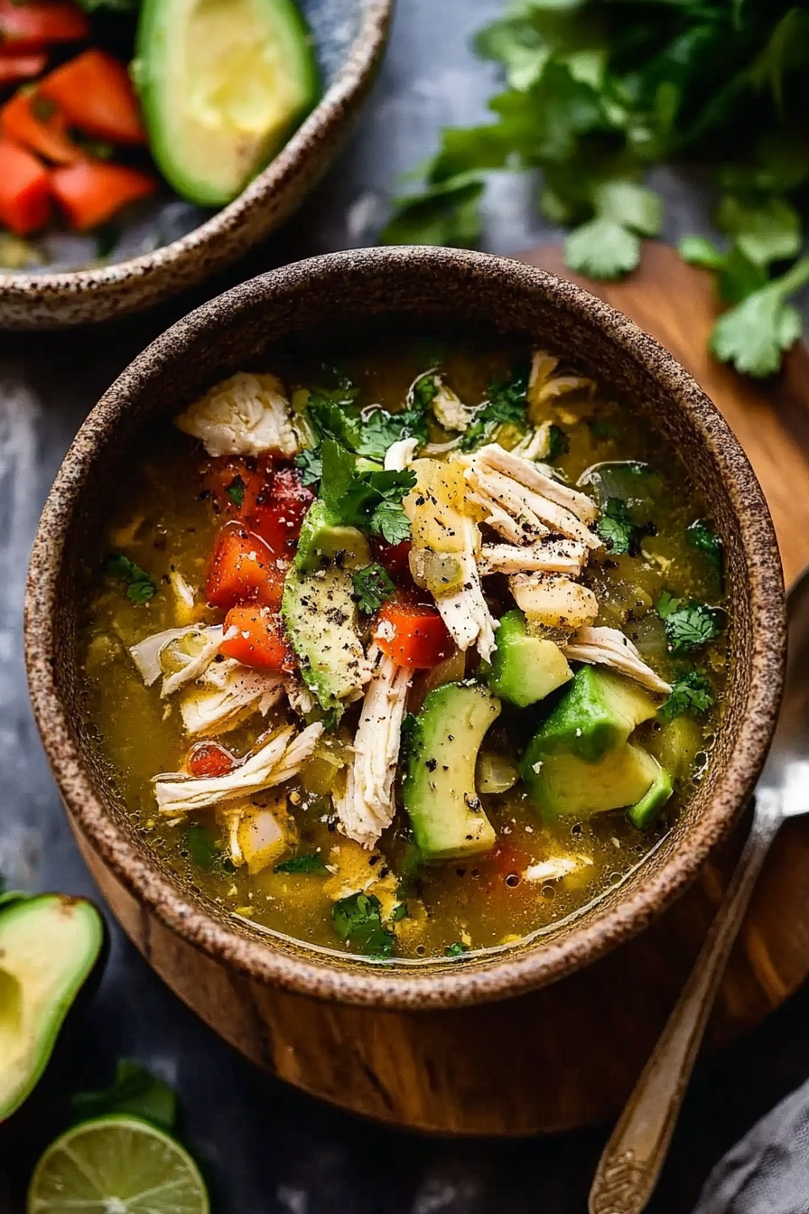 chicken avocado soup