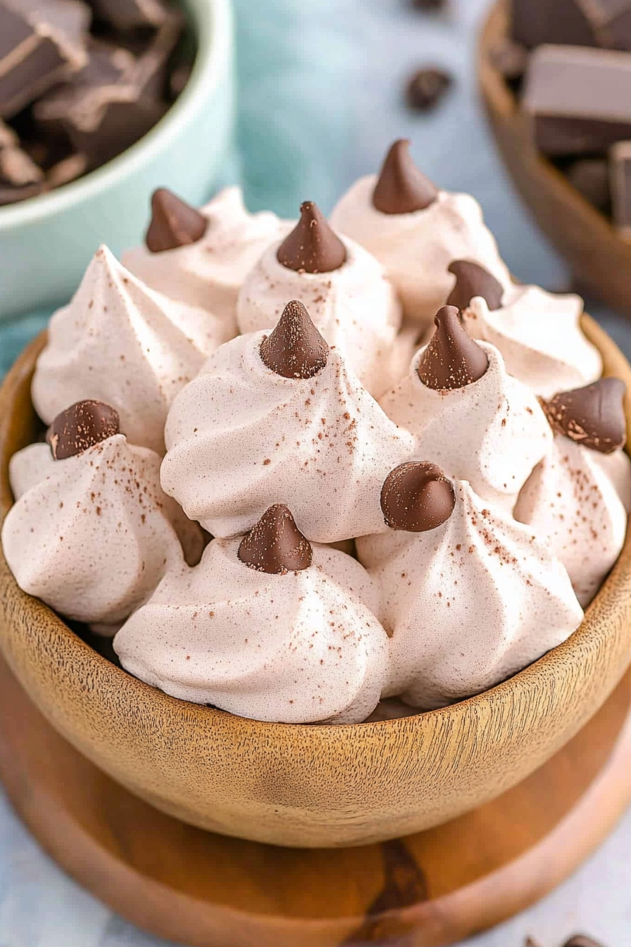 chocolate meringue cookies