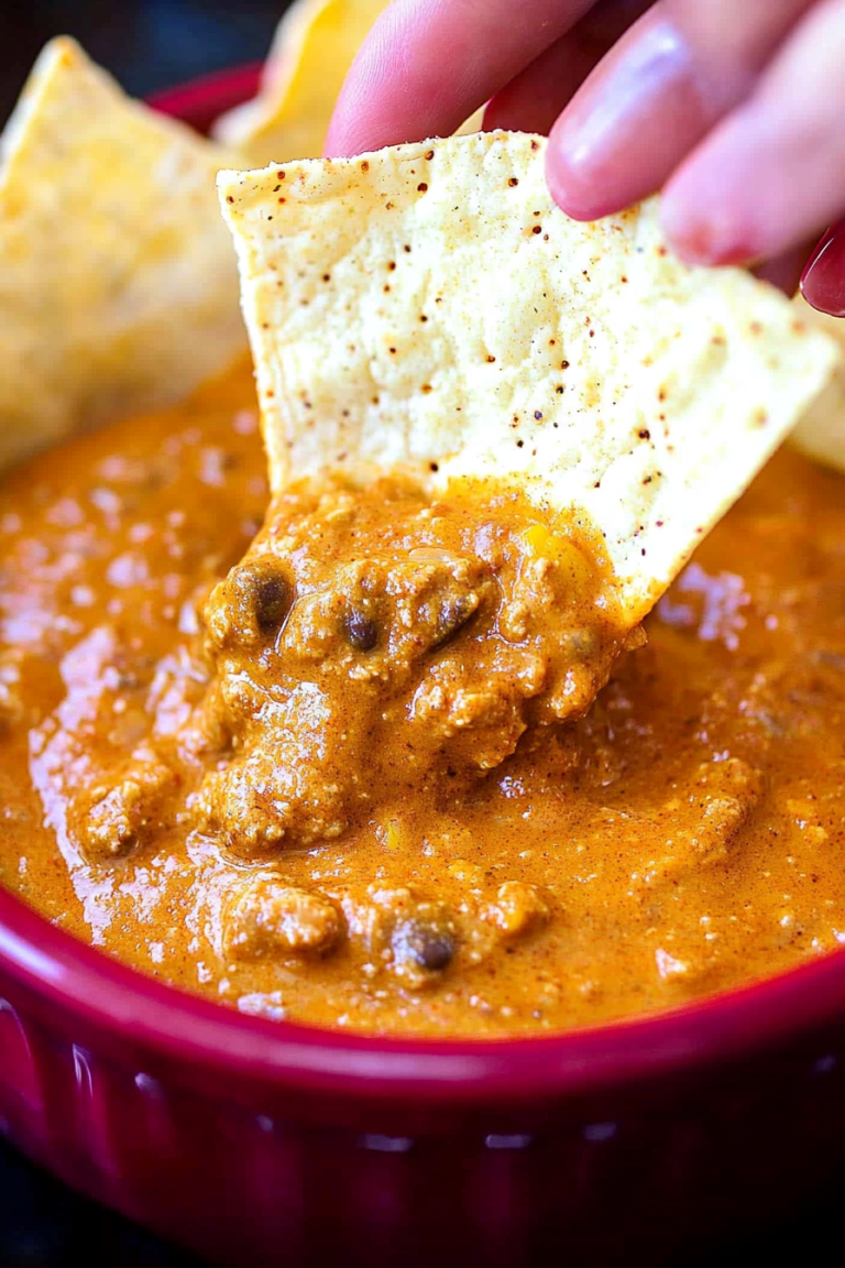 crockpot chili dip