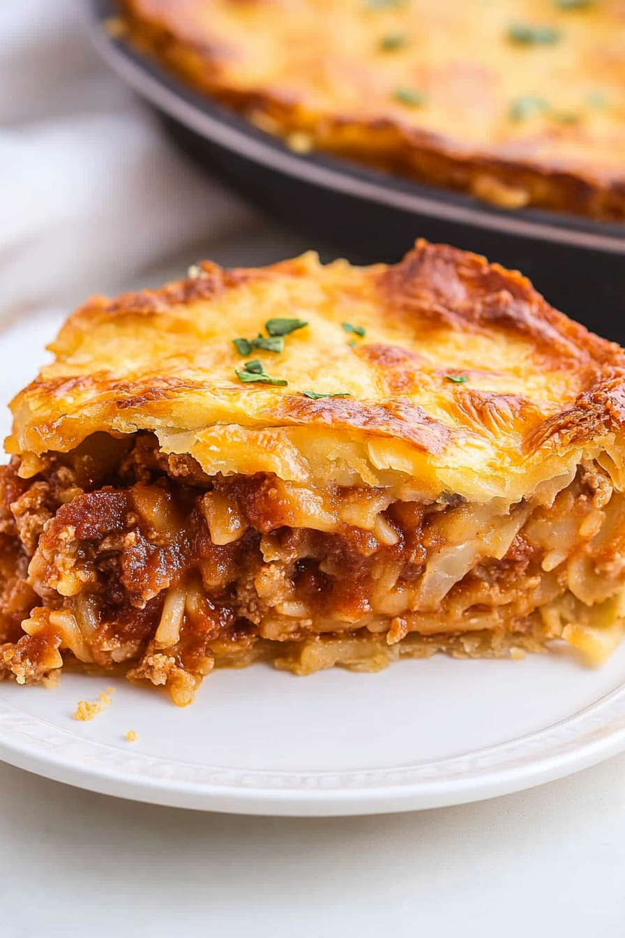 easy spaghetti pie