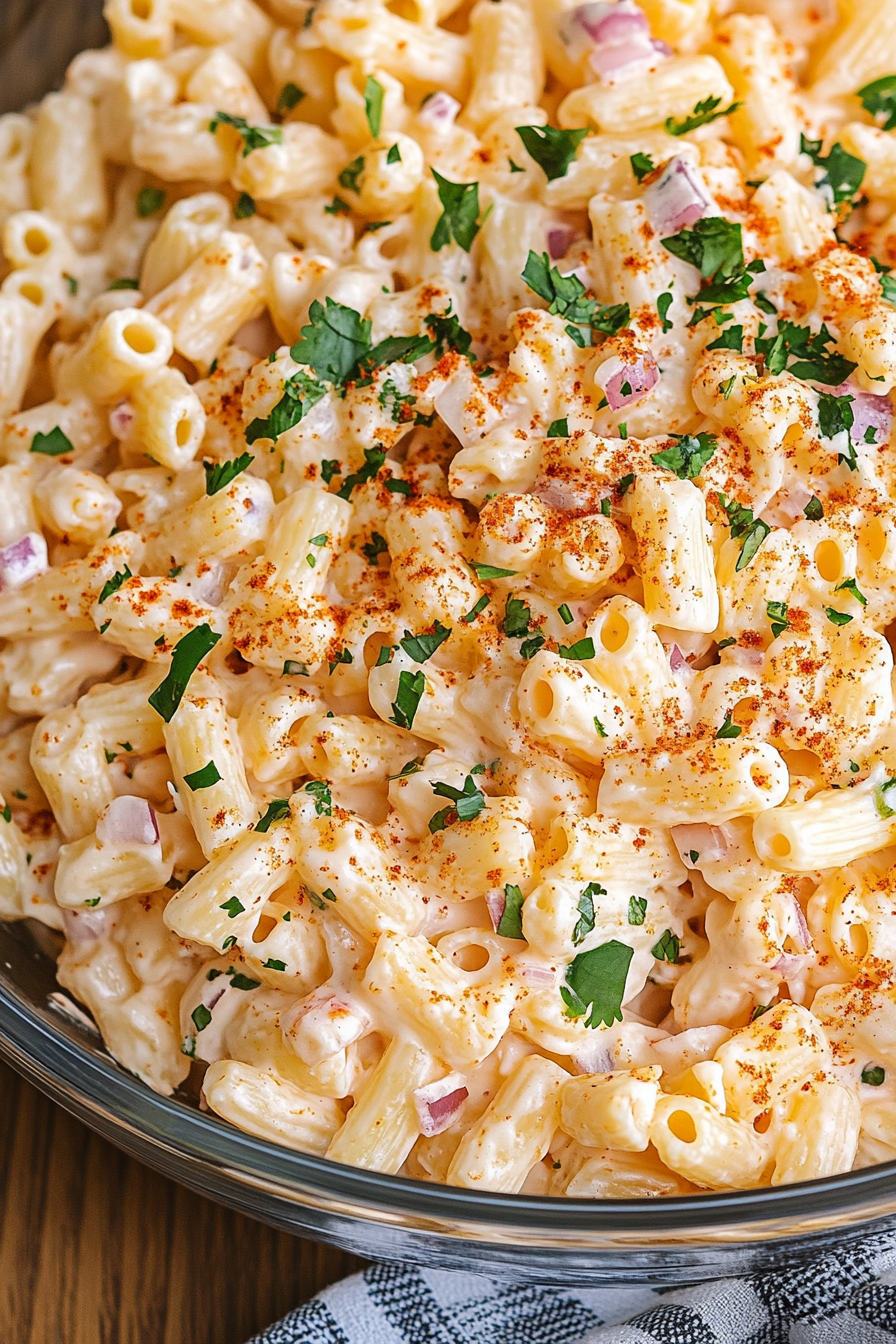 elote pasta salad