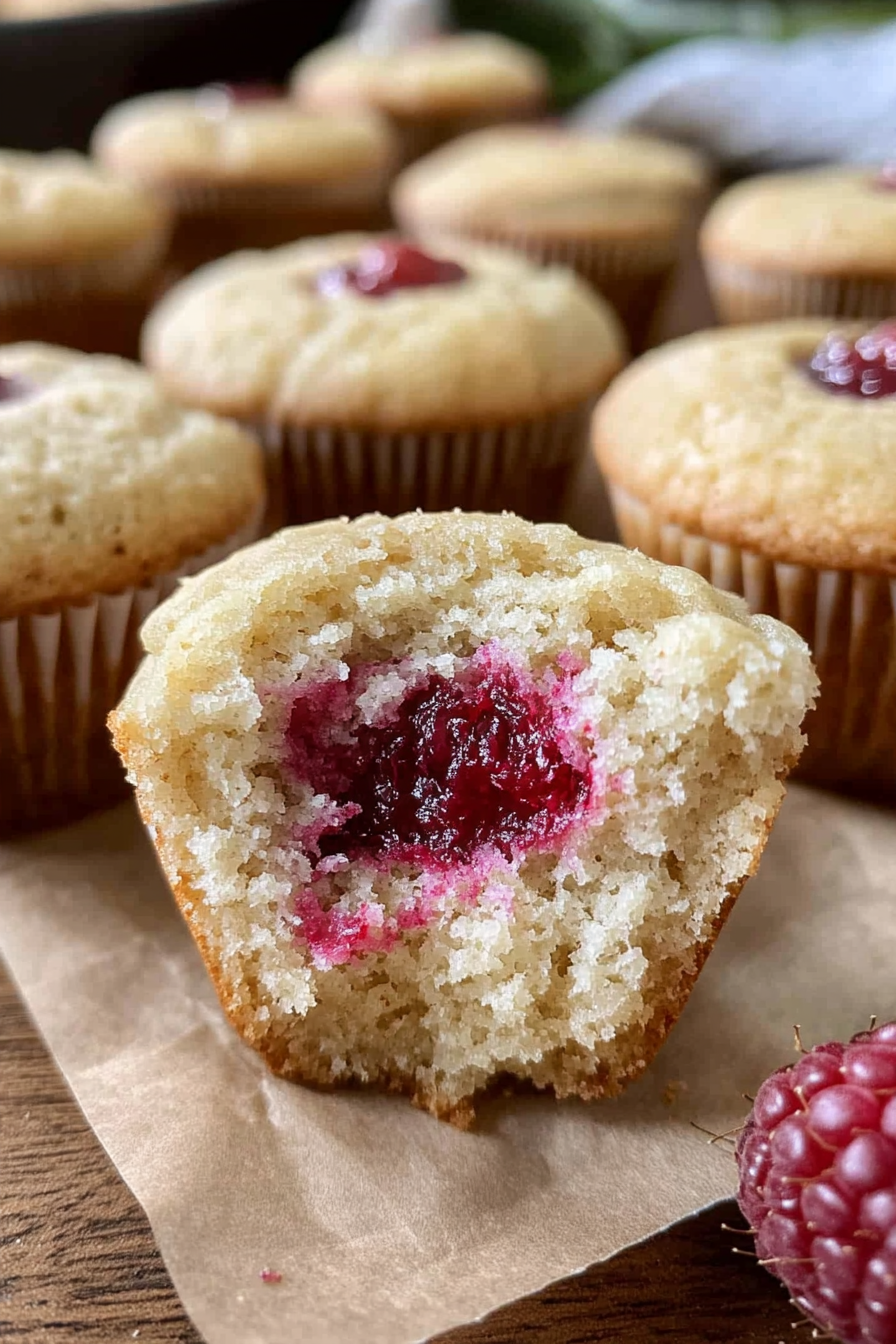 gluten free raspberry muffins