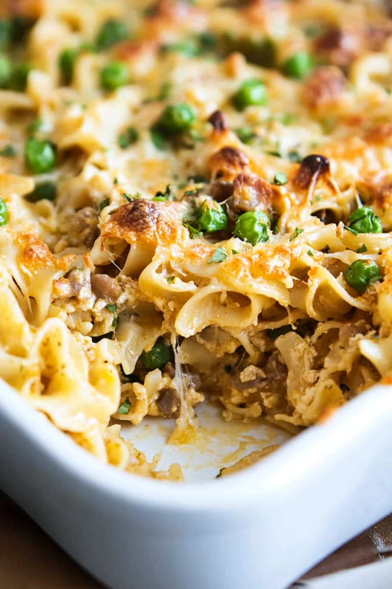 healthy noodle bake