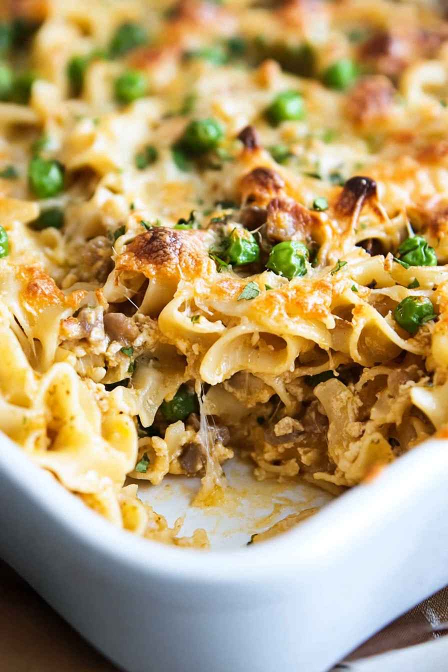healthy noodle bake