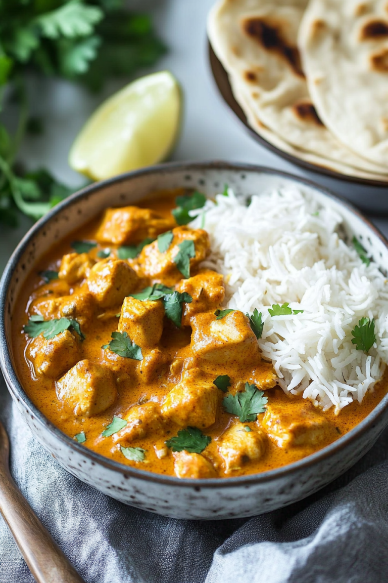homemade chicken curry