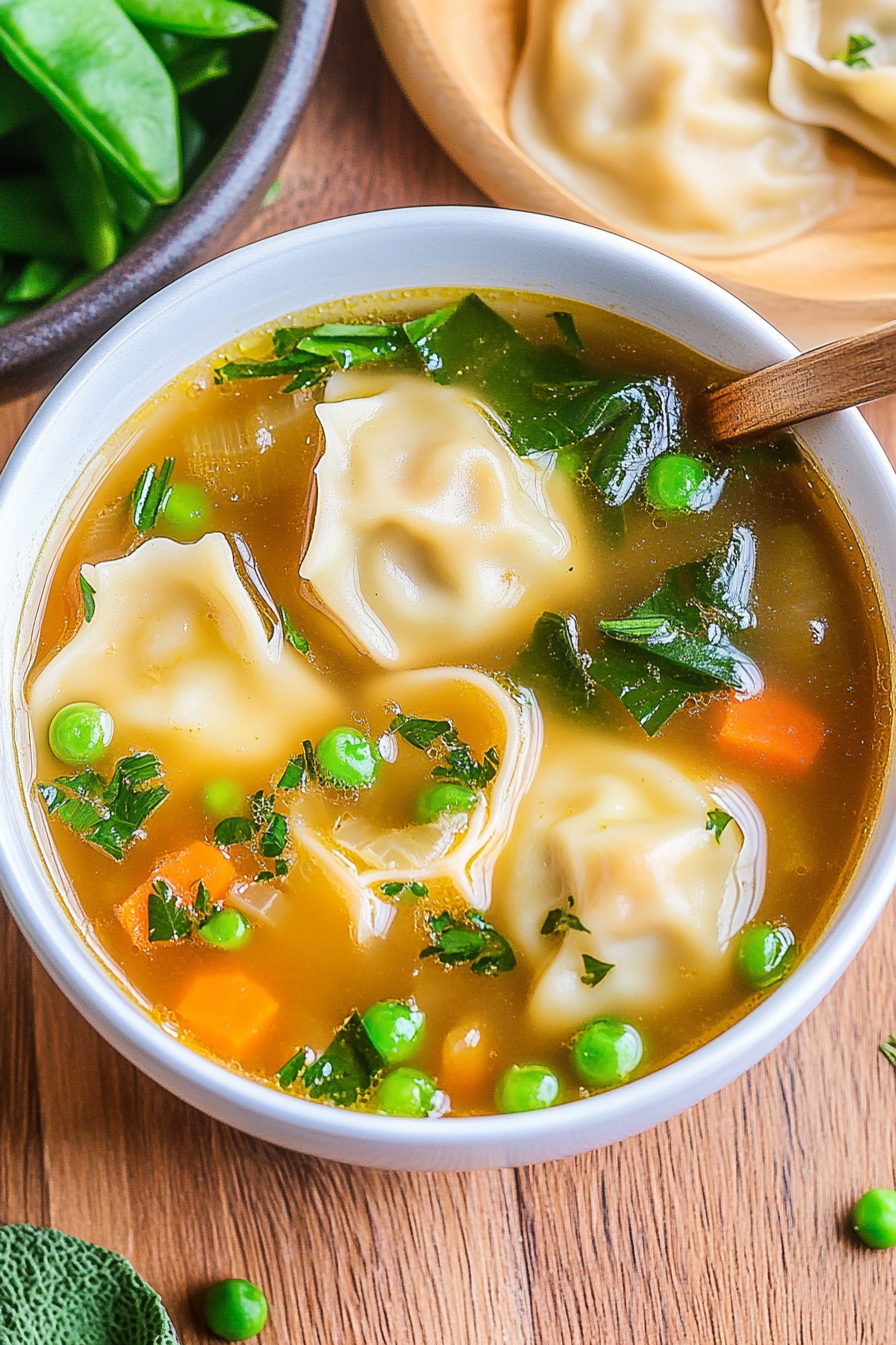 homemade dumpling soup