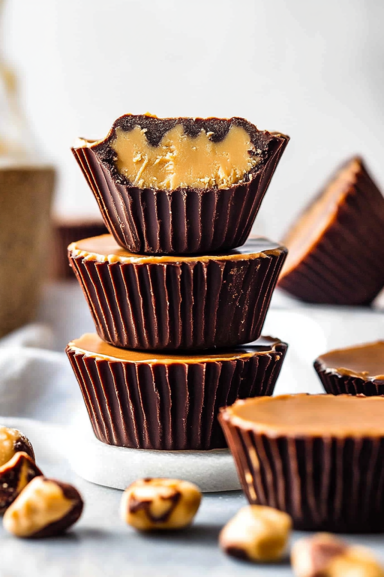 homemade peanut butter cups