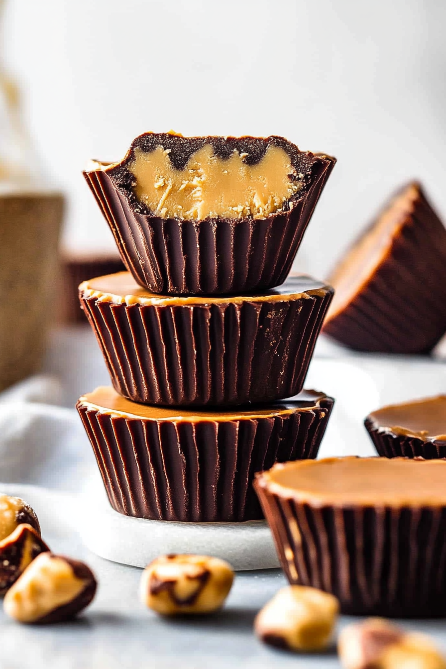 homemade peanut butter cups