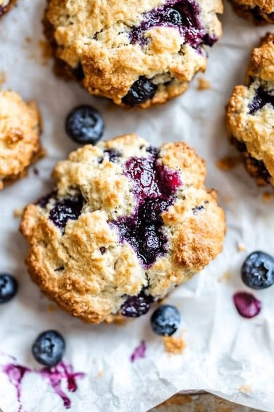 low fat blueberry scones