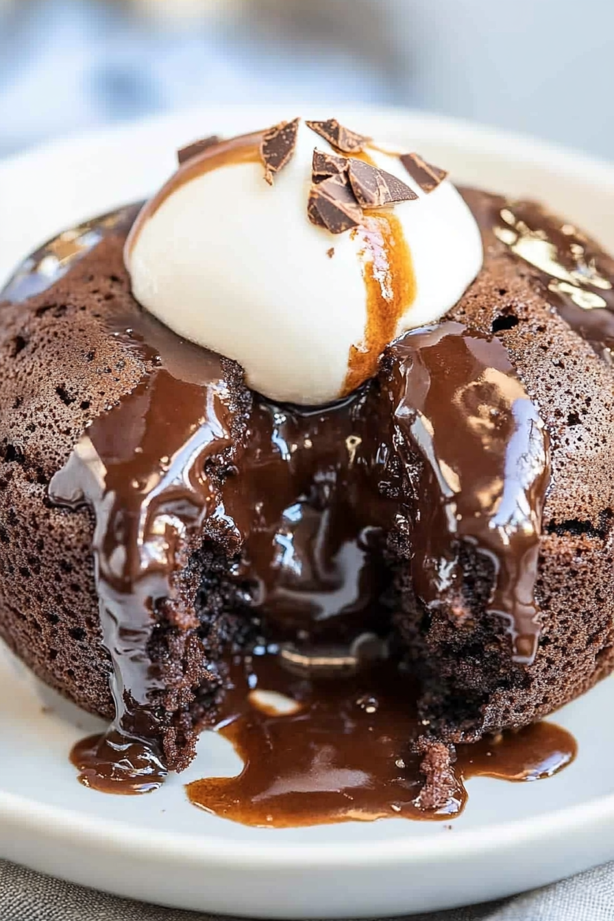 molten chocolate cakes