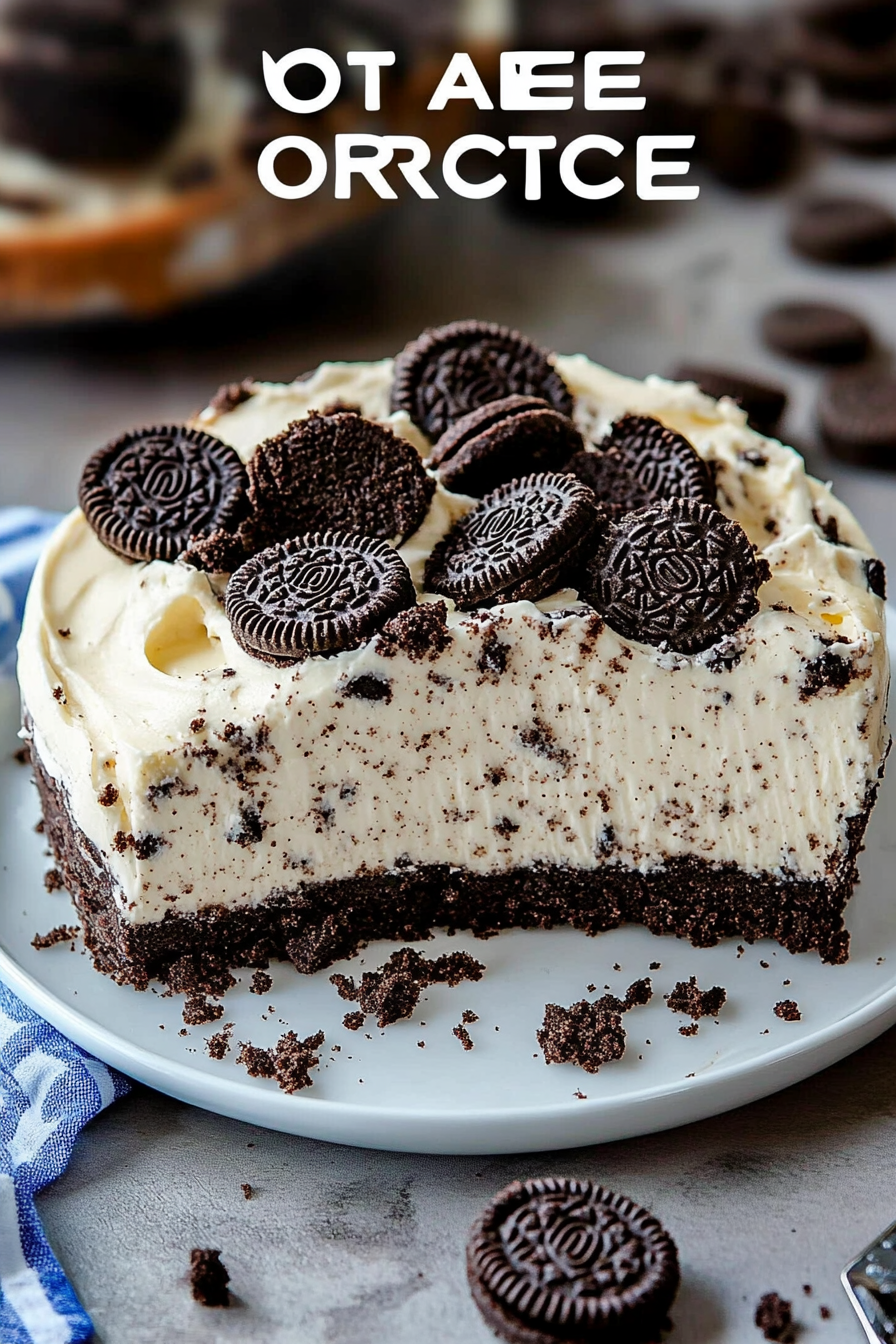 no bake oreo cheesecake