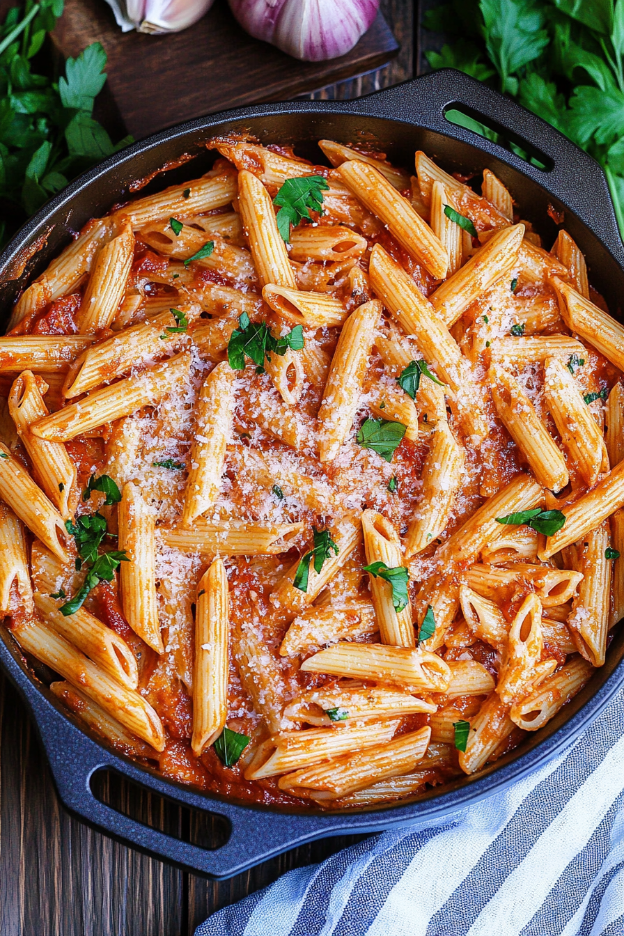 one pot penne pasta