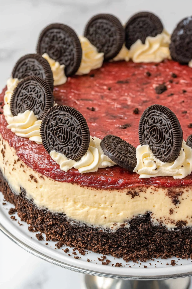 oreo cheesecake layer cake