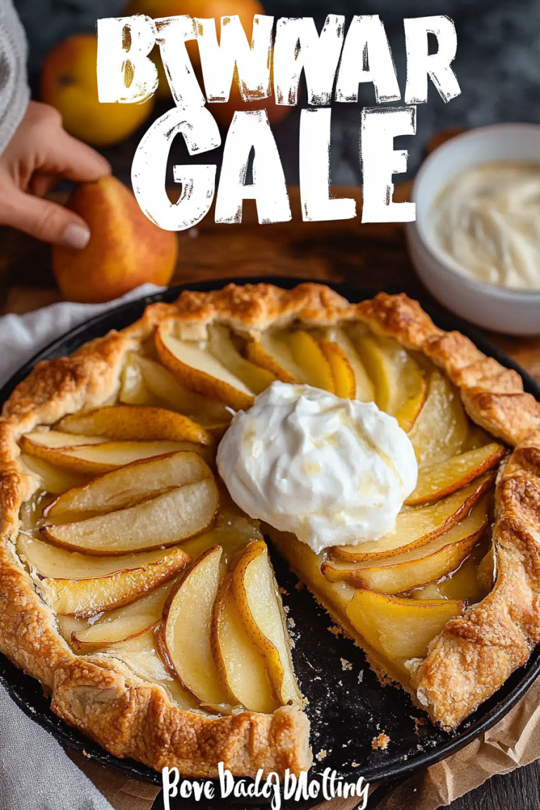 pear galette
