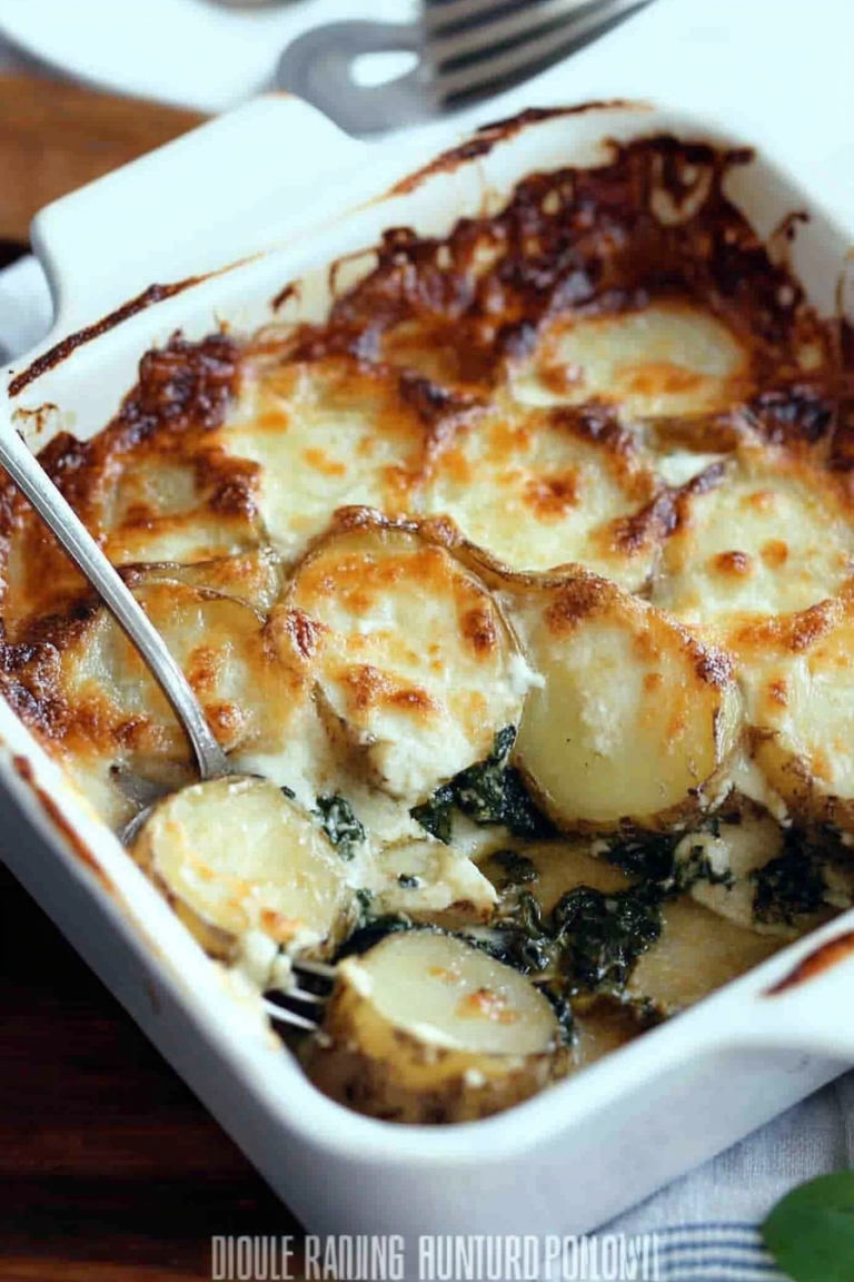 potato feta bake