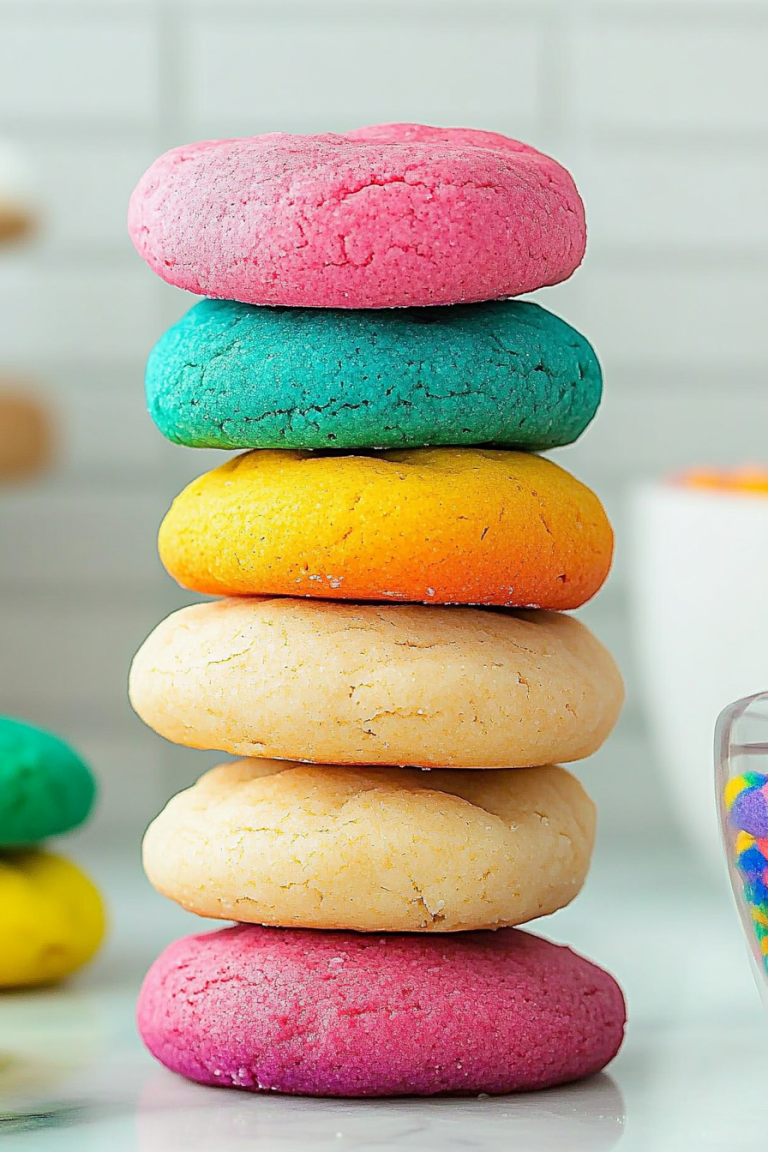 rainbow cake mix cookies