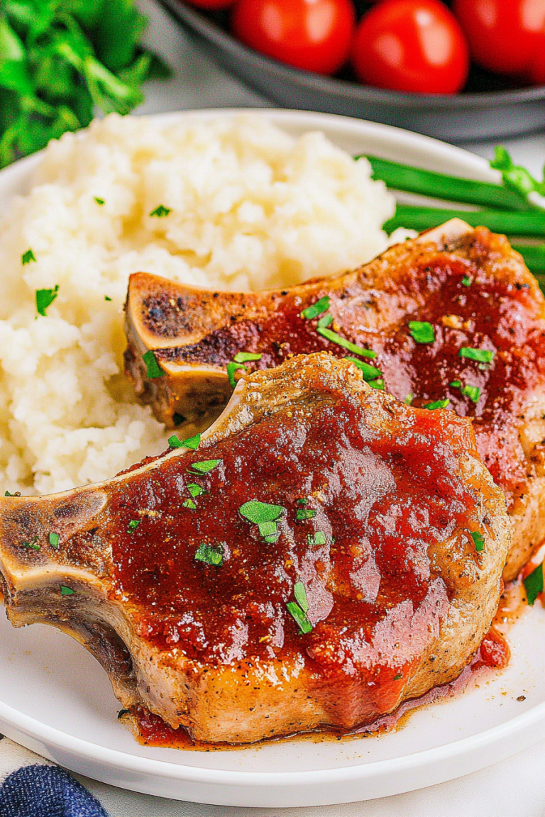 slow cooker pork chops