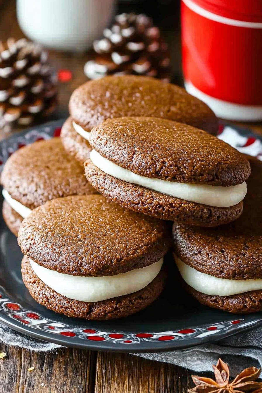 spiced cookie sandwiches