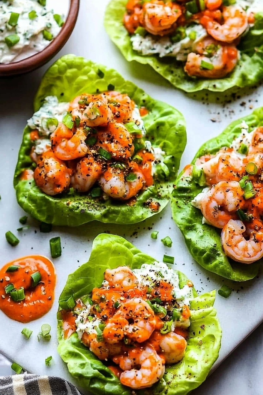 Shrimp Lettuce Wraps