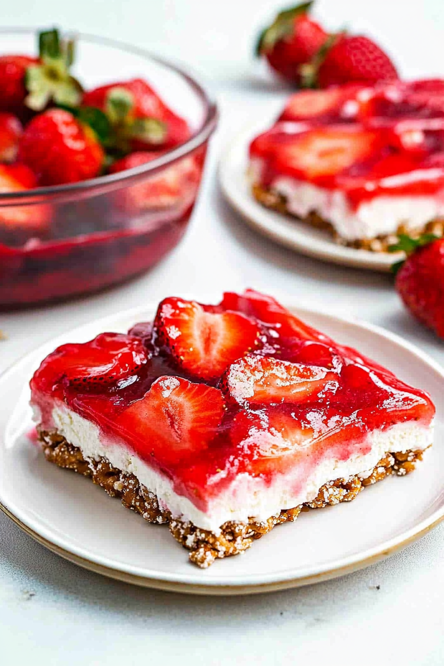 Strawberry Pretzel Salad