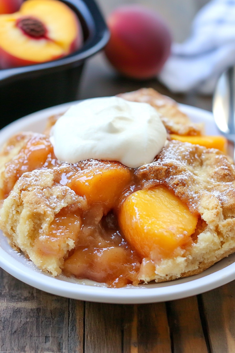 peach cobbler