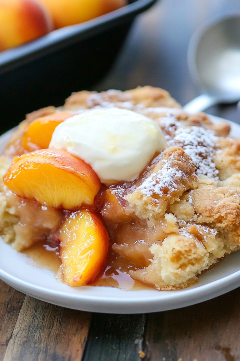 peach cobbler