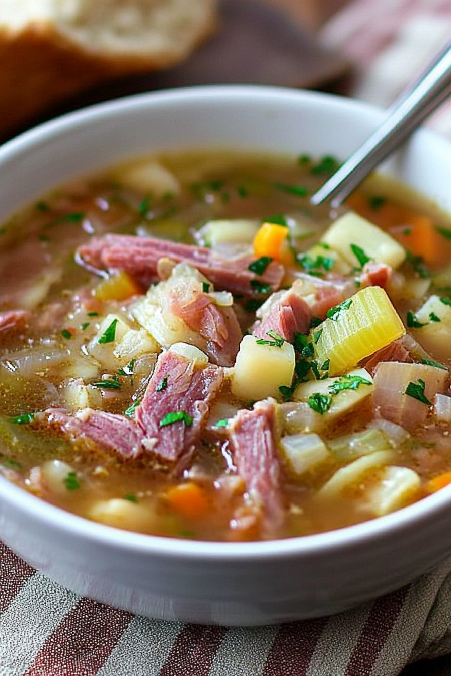 Corned beef soup