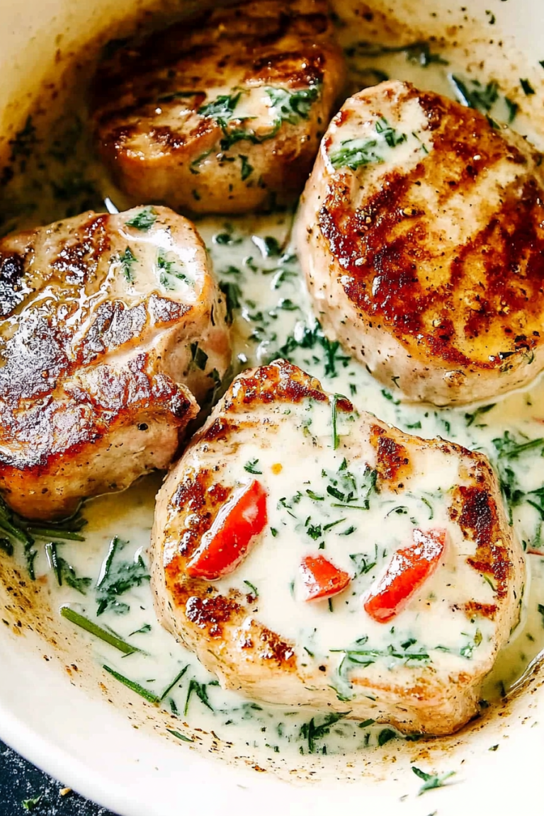 Dijon pork chops
