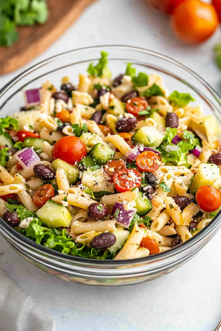 Greek pasta salad