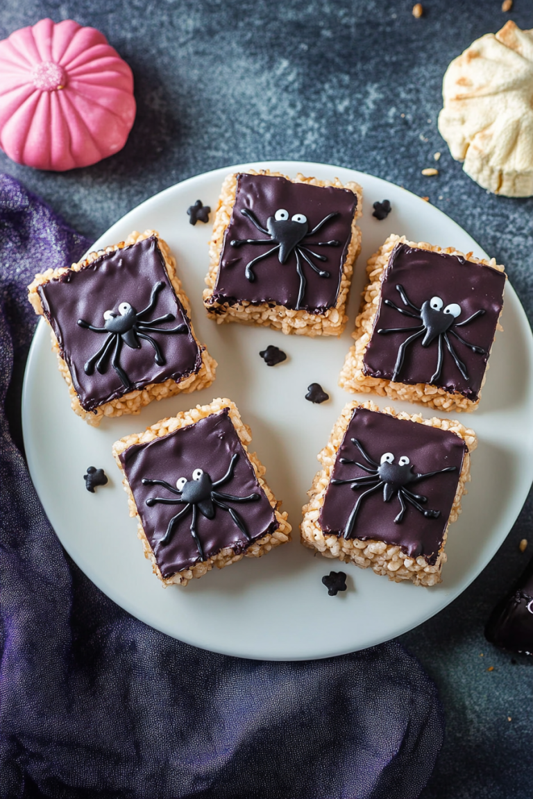 Spider Rice Krispie Treats