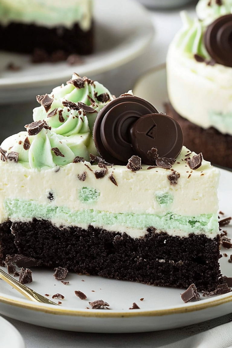 Thin Mint Cheesecake