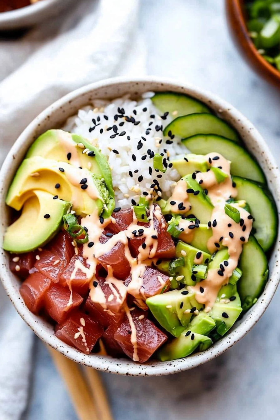 Tuna Poke Bowls