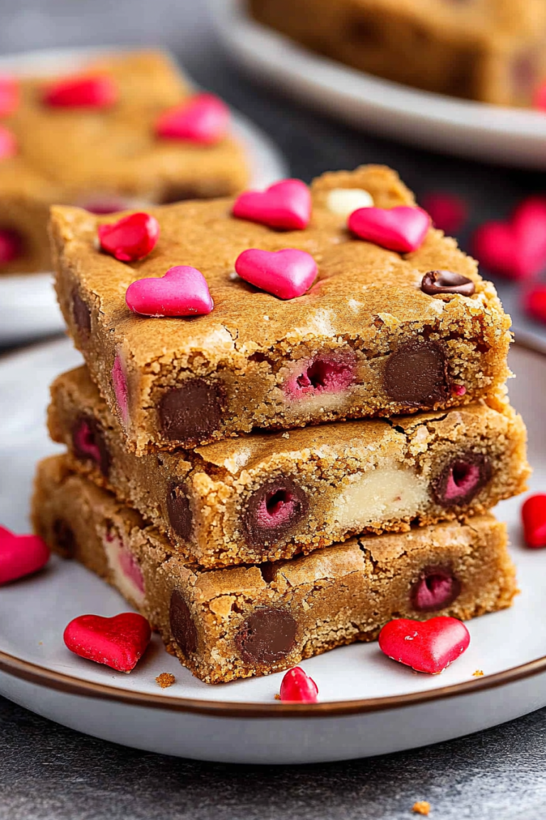 Valentine Blondies