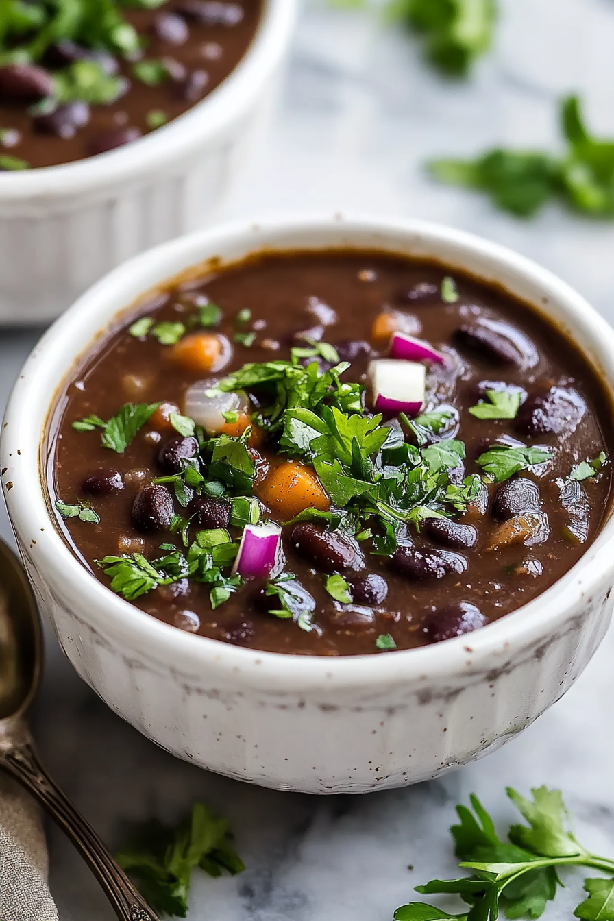 black bean soup