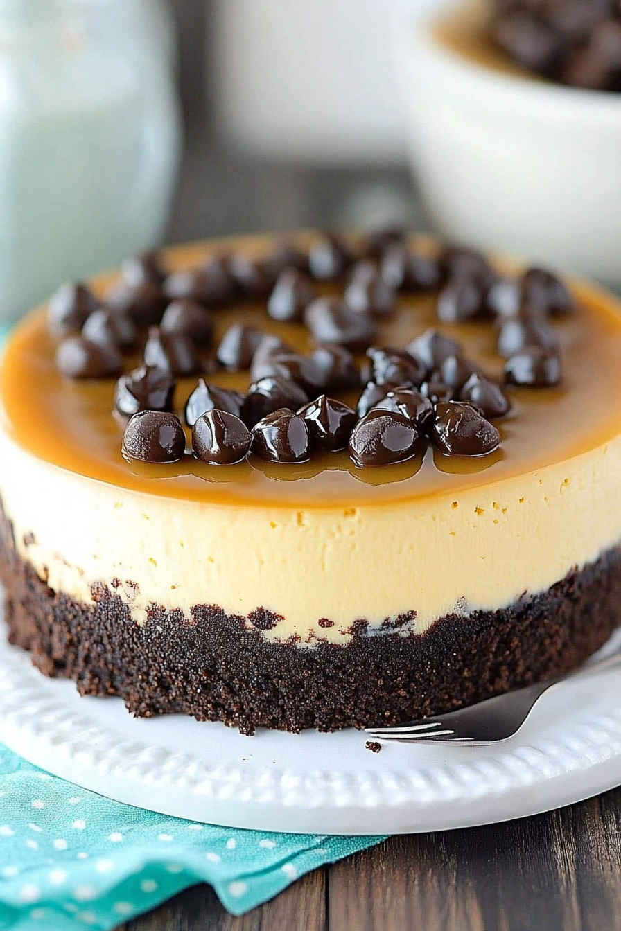 caramel cheesecake