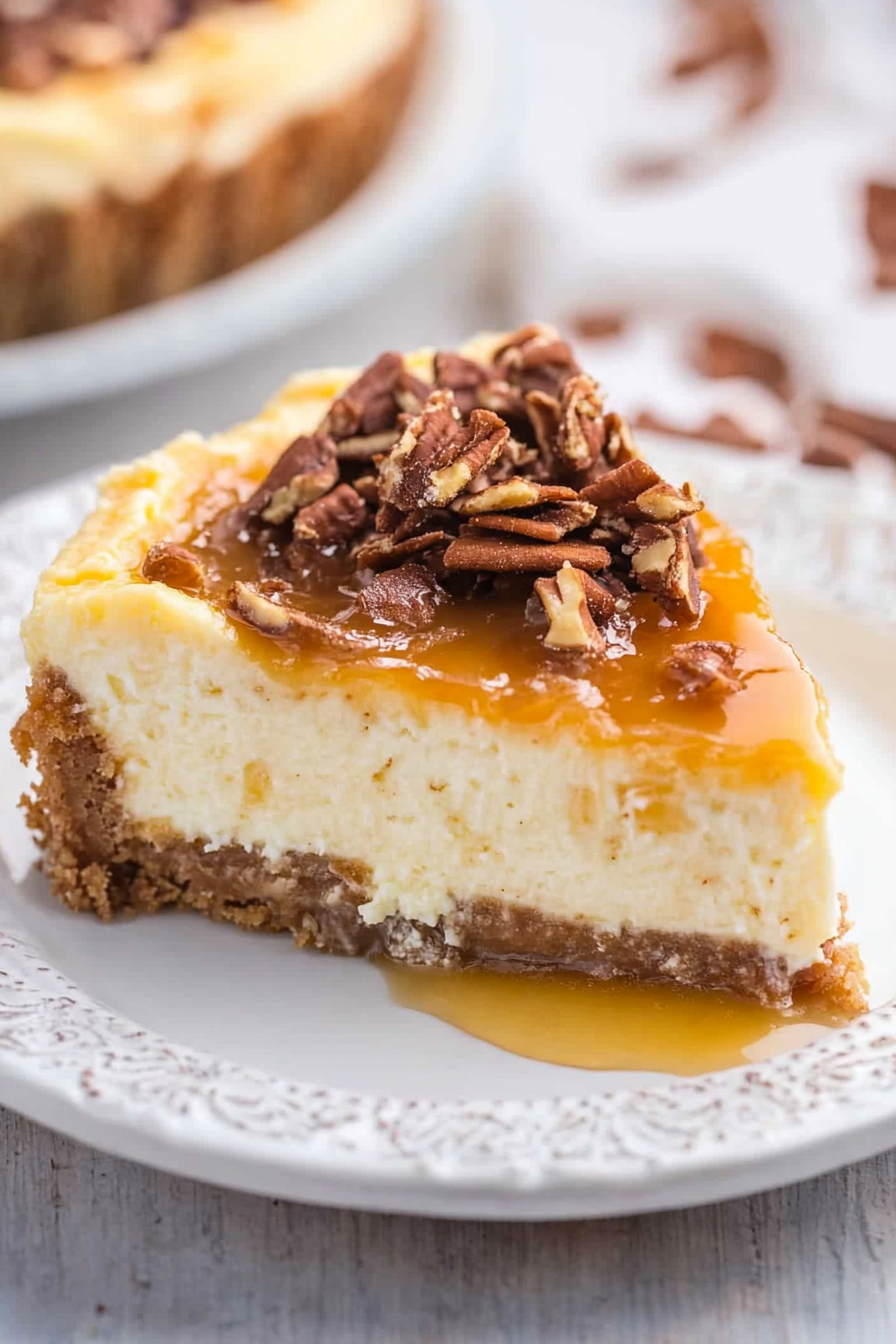 caramel cheesecake