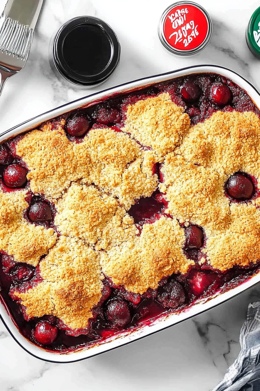 cherry cobbler