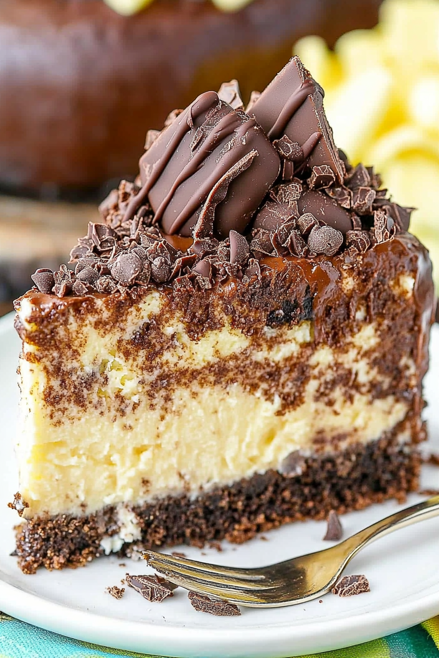 chocolate cheesecake