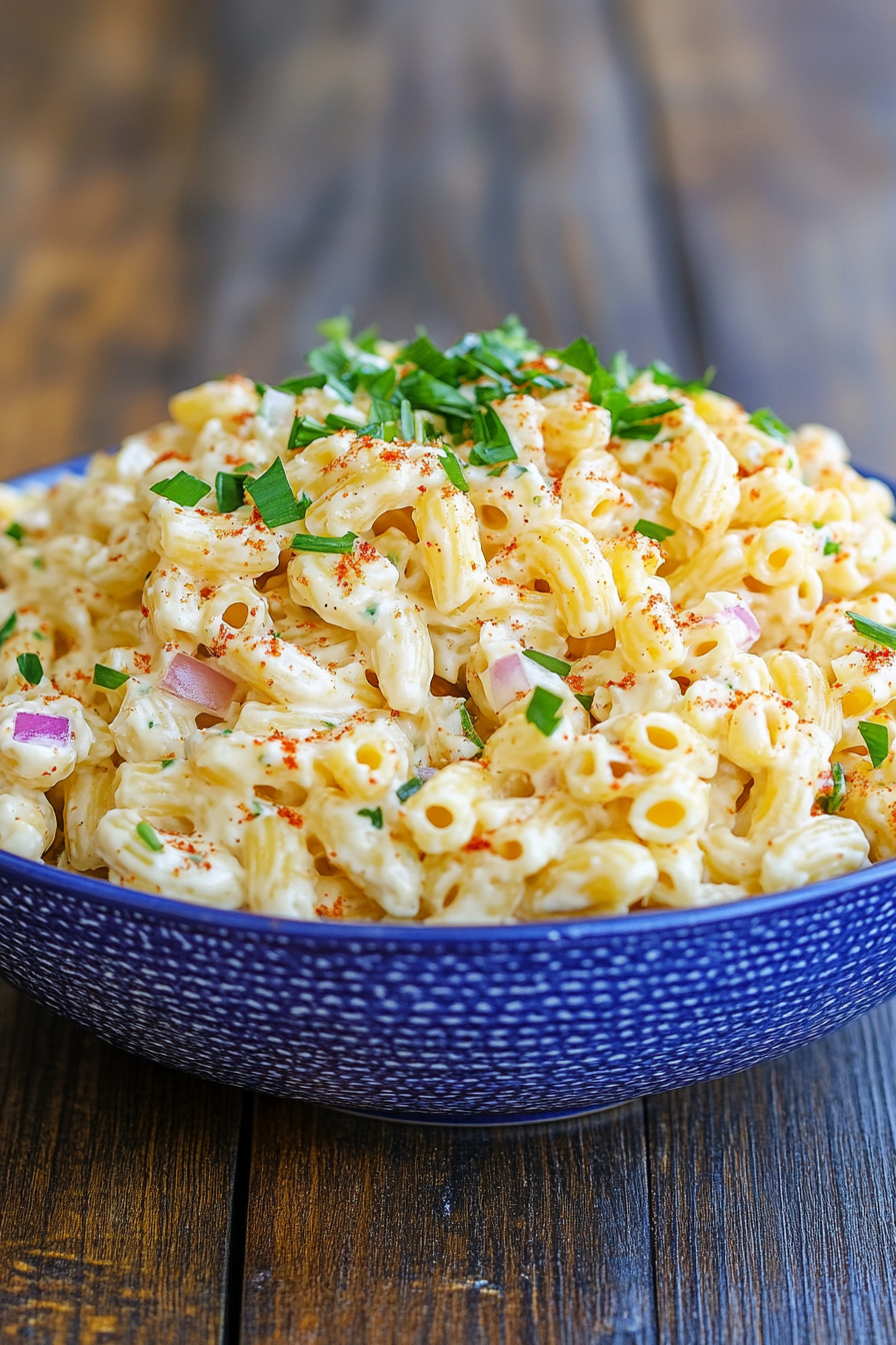 deviled egg pasta salad