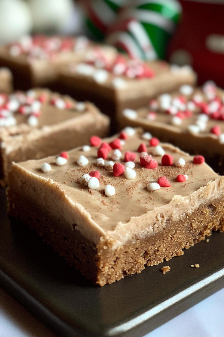 gingerbread cookie bars