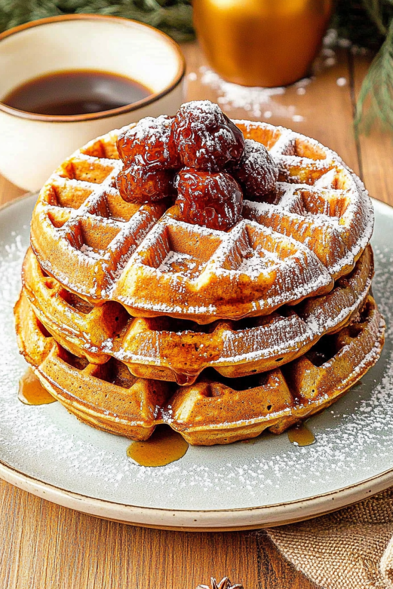 gingerbread waffles